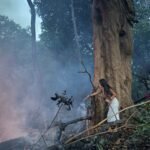 Incêndio próximo a casas preocupa comunidade em Manaus